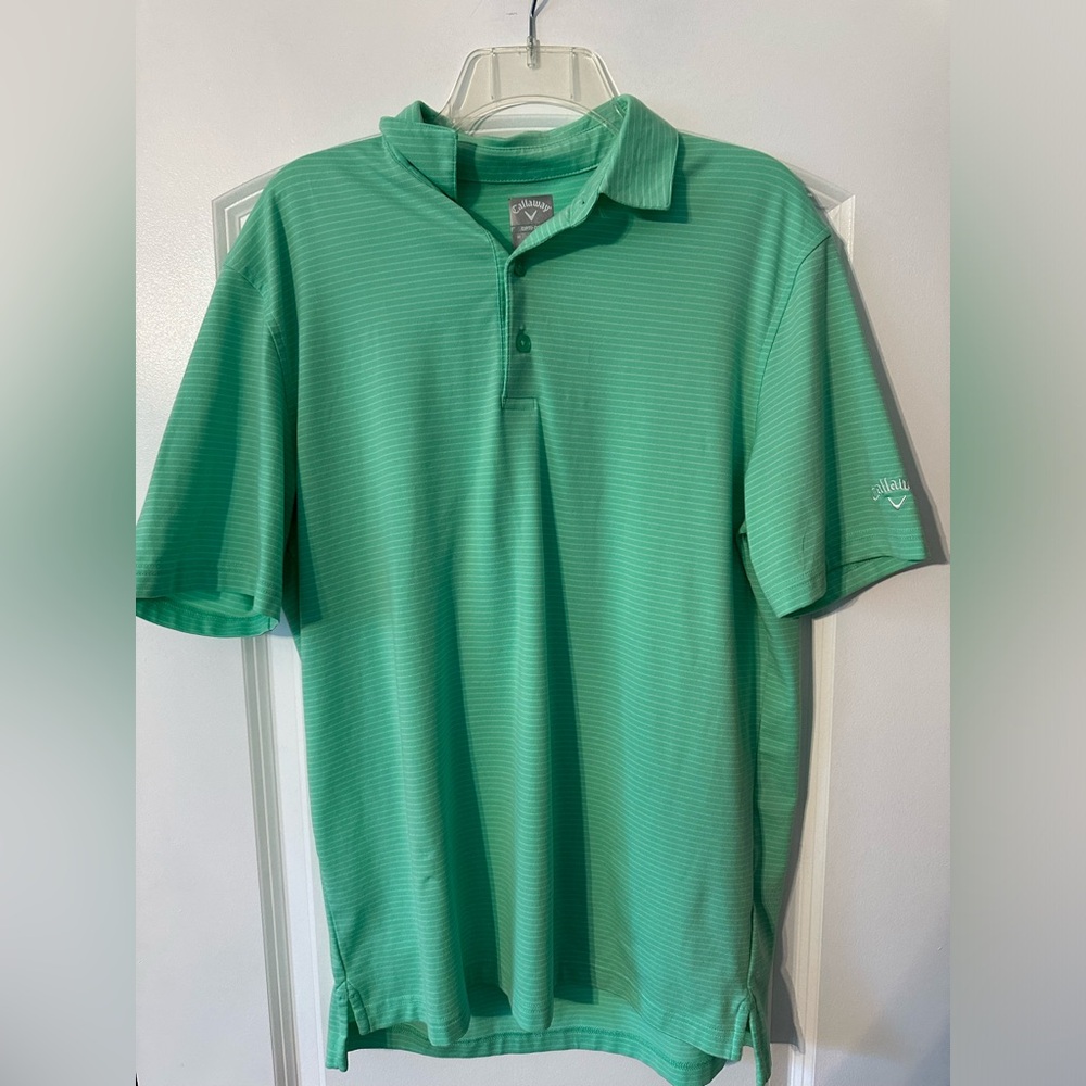 Callaway Men’s Opti-Dri Golf Polo Green Medium